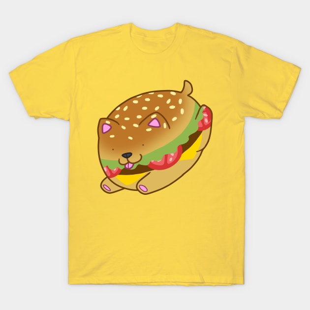 Cheeseburger Dogloaf T-Shirt by cometkins